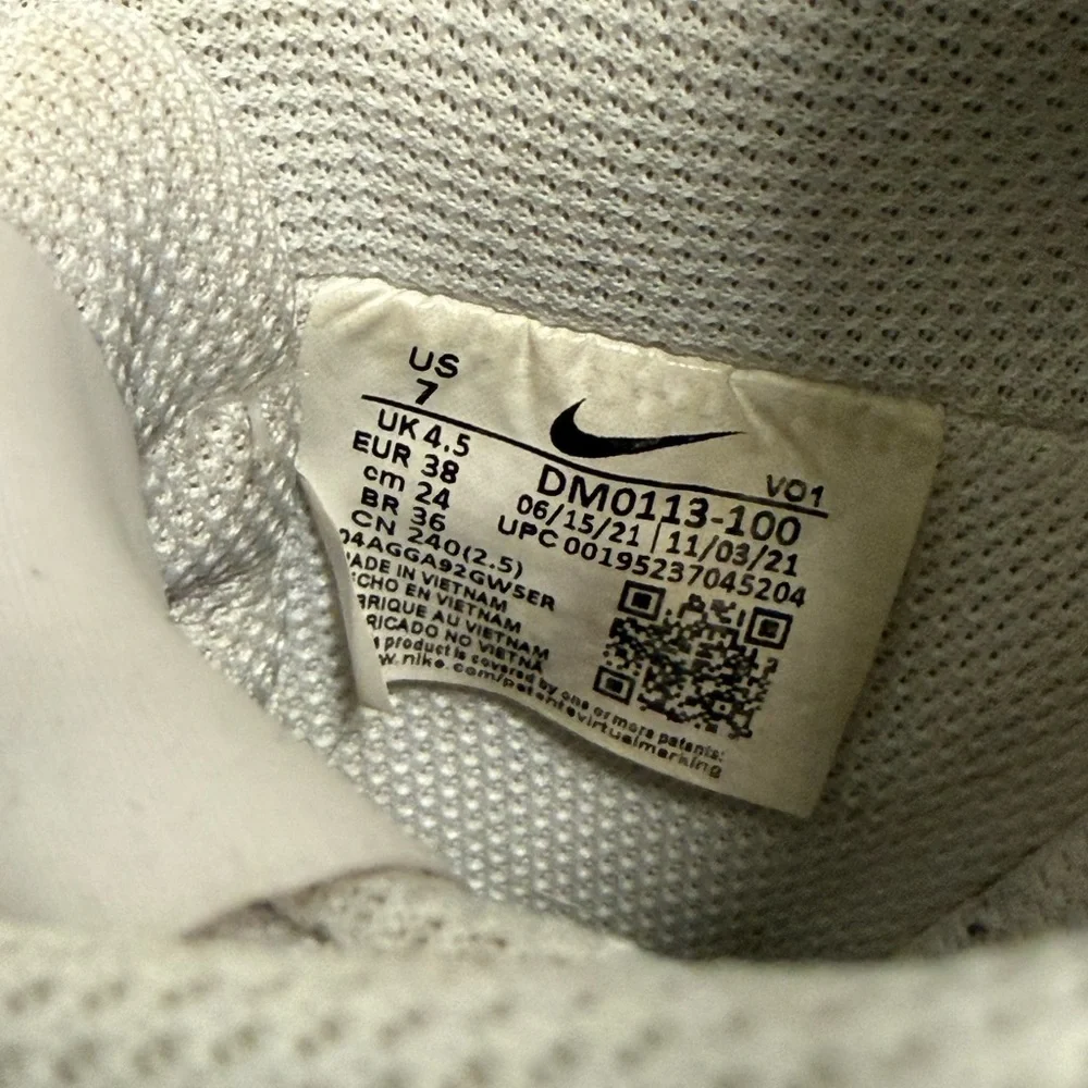 nike court vision white sneakers